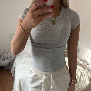 American Eagle waffle knit top